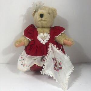 Vintage Muffy VanderBear 1982 with "Hearts and Flowers" Outfit 1996 Valentine